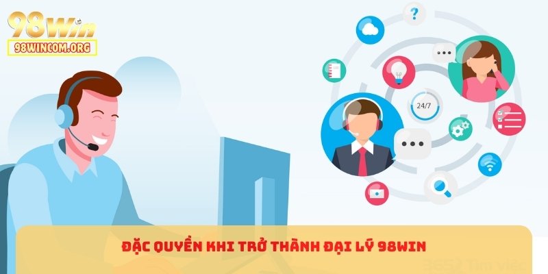 Đặc quyền khi trở thành đại lý 98WIN
