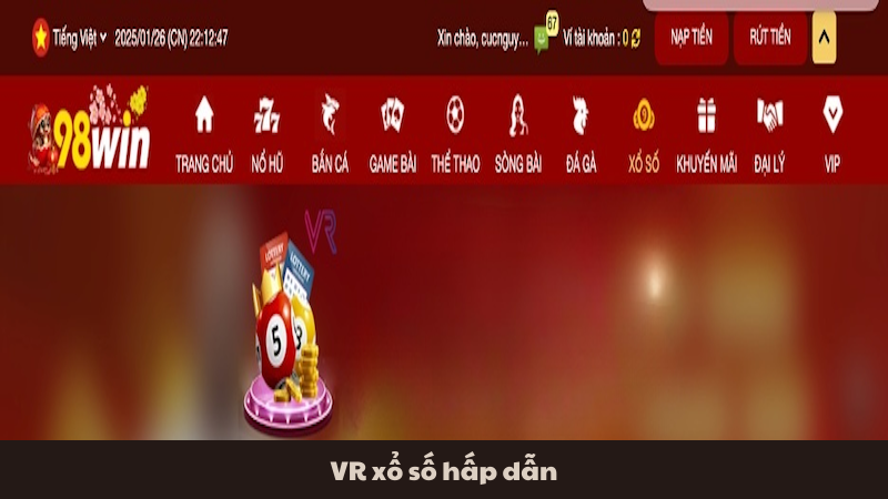 vr xổ số